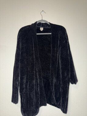 Black Comfy Cardigan